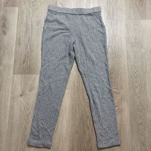 Theory Womens Gray Zig‎ Zag Flat Front Skinny Leg Wool Blend Ankle Pants 28x26